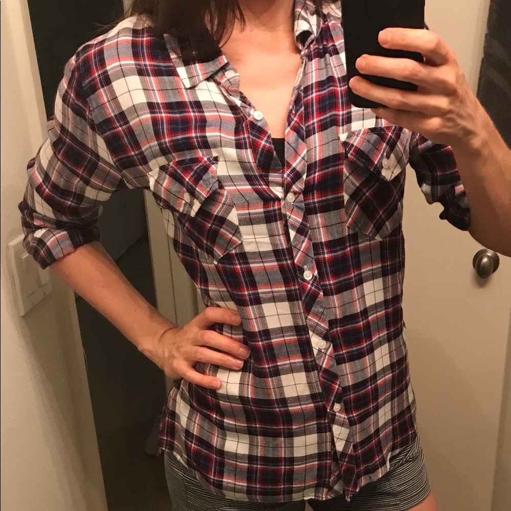 Rails Plaid Button Down - Size M